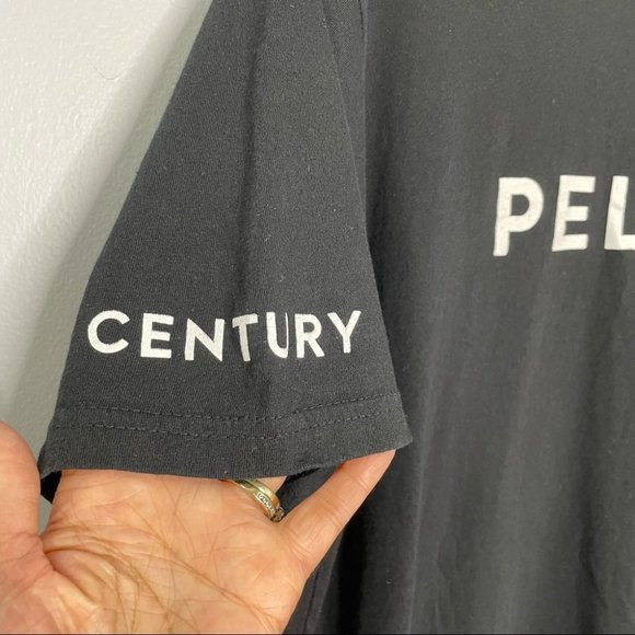 Peloton Century Club 100 Rides Black Tee Shirt - Picture 5 of 8